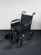 A folding light weight wheel chair