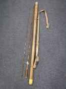 A Hardy's two piece 'Kieter' rod,