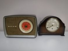 A mid twentieth century Bush Bakelite cased valve radio,