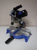 A Nutool power 250mm mitre saw together with a boxed Stanley fan heater