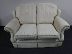A contemporary two seater settee
