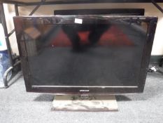 A Samsung 32 inch LCD Tv and a Philips 37 inch LCD TV with continental wiring