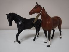 A Beswick horse, Black Beauty (matt finish),