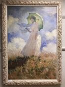 An artagraph edition - 'Lady Holding a Parasol' 59cm x 87cm
