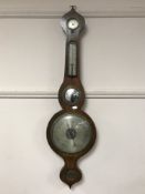 A 19th century rosewood barometer