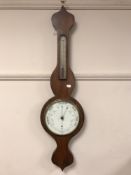 A 19th century rosewood barometer