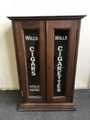 An early twentieth century oak counter top,