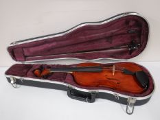 An English violin and bow,