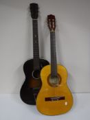 A Seville acoustic guitar,