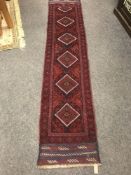A Meshwani runner 258 cm x 56 cm