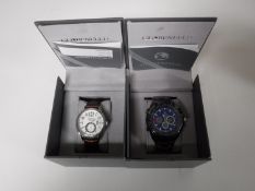 Two boxed Gents Globenfeld wristwatches