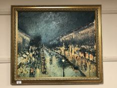 An artagraph edition - 'Moonlit Street Scene' 55cm x 64cm