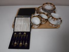 A part antique Royal Albert tea service,