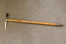 An early 20th century French pickaxe stamped Francois Simond & Fils