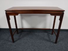 A Chinese style side table CONDITION REPORT: Good condition, modern.