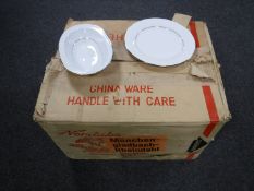 A boxed Noritake dinner service