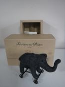 A boxed 2004 Club Edition Steiff elephant with certificate