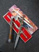 A boxed German fantasy knife,
