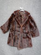 A mink fur coat