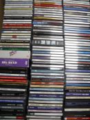 A box containing approximately 300 CD's, easy listening,