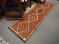 A Suzni Kilim runner,