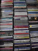 A box containing approximately 300 CD's, jazz, easy listening etc,