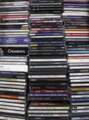 A box containing approximately 300 CD's, easy listening,