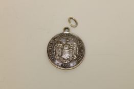 A George V Sandgate Castle Coronation Silver Medal dated 1911