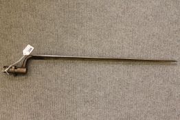 A 19th century French socket bayonet