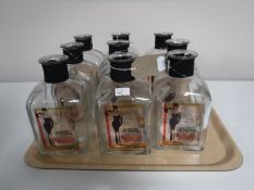 Nine Audrey Hepburn 'Breakfast at Tiffany's' decanters