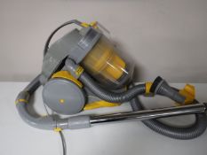 A Dyson cylinder vac cleaner