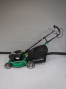 A garden line Briggs & Stratton petrol lawnmower