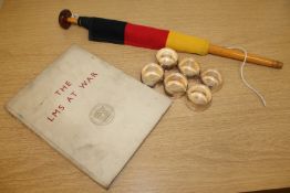 A set of six silver plated napkin rings by Walker & Hall each bearing the RAF insignia,