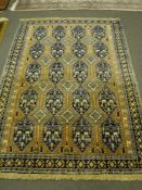 A Persian design rug