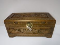 A small camphor wood chest