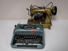 A vintage Imperial typewriter,