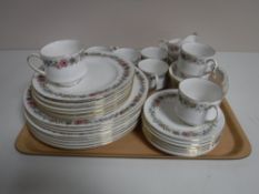 Forty five pieces of Paragon Belinda tea and dinner ware