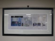 After Charles Rennie Mackintosh, Design for the Willow Tea Rooms,