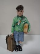 A Royal Doulton figure, The Boy Evacuee HN 3202, a limited edition No.