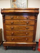 A Victorian mahogany Scotch chest,