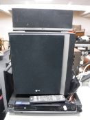 An LG DVD surround sound system