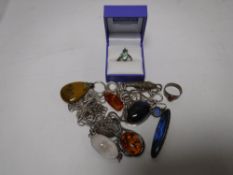 A collection of assorted jewellery, pendants and necklaces etc.