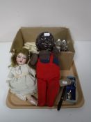 A box containing assorted flatware,