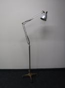 A mid 20th century angle poised industrial lamp