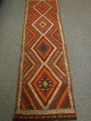 A Suzni Kilim runner,