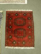 An Afghan small rug