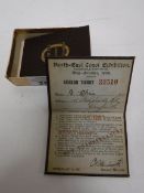 Two North East Coast Exhibition 1929 season tickets