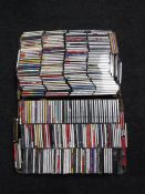 Four boxes containing CD's and audio cassette books