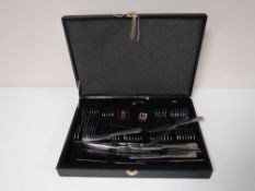 An Encore cutlery set in case