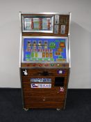 A late 20th century Super Winner fruit machine